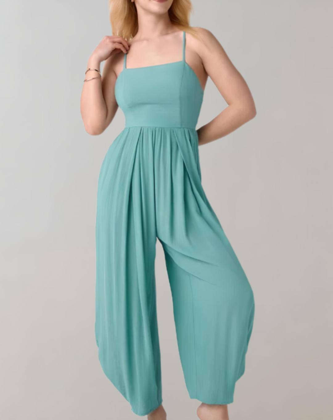 Elegante Spaghettibandjes Rugloze Zomerjumpsuit voor dames - Cloe