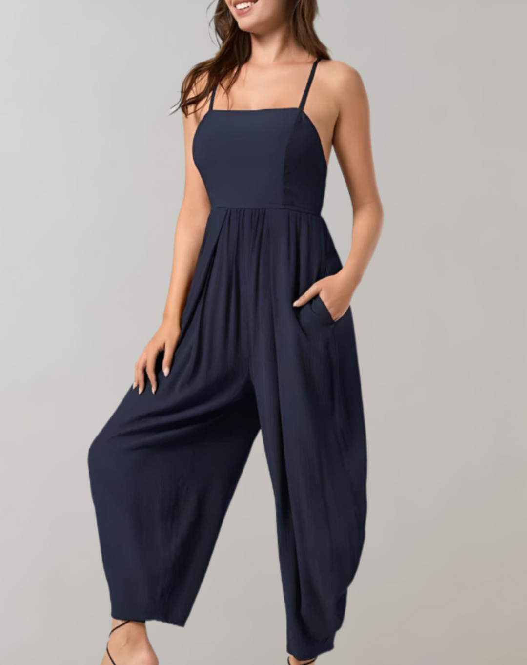 Elegante Spaghettibandjes Rugloze Zomerjumpsuit voor dames - Cloe