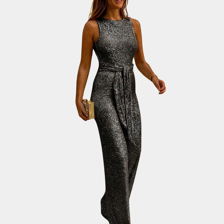 Elegante feestelijke glitterjumpsuit voor dames - Monica