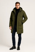 Heren Parka Jas | Verstelbare capuchon | Wind- en kouwerend voor winter