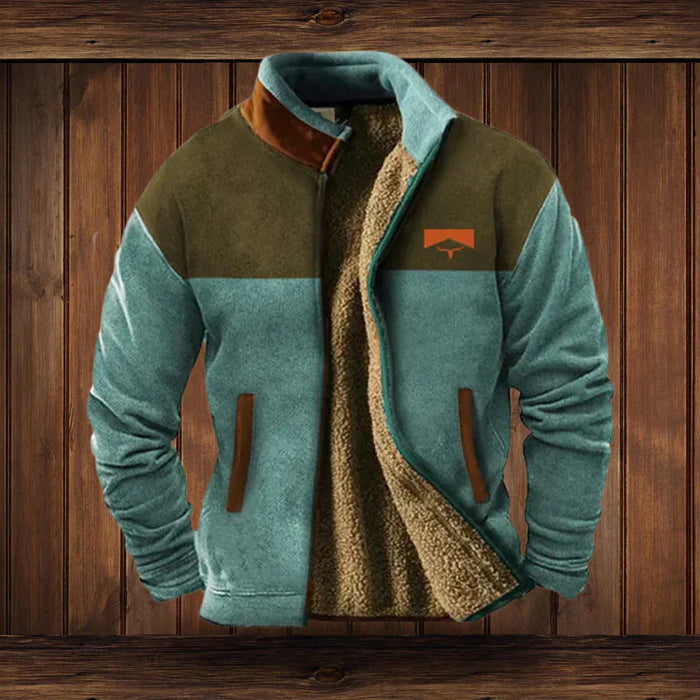 Heren Winterjas | Western Design | Karaktervolle Patroonmouwen