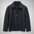 Heren Harrington Jas met Geruite Voering en Kraag