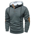 Hoodie Sweater Heren | Knopen bij Hals & Comfortabele Warmte