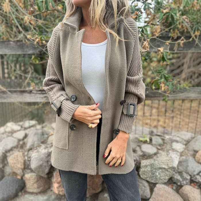 Jas Dames | Dubbele Knoopsluiting & Getailleerd Comfort
