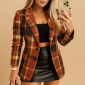 Jas Dames | Knoopsluiting & Getailleerd Silhouet