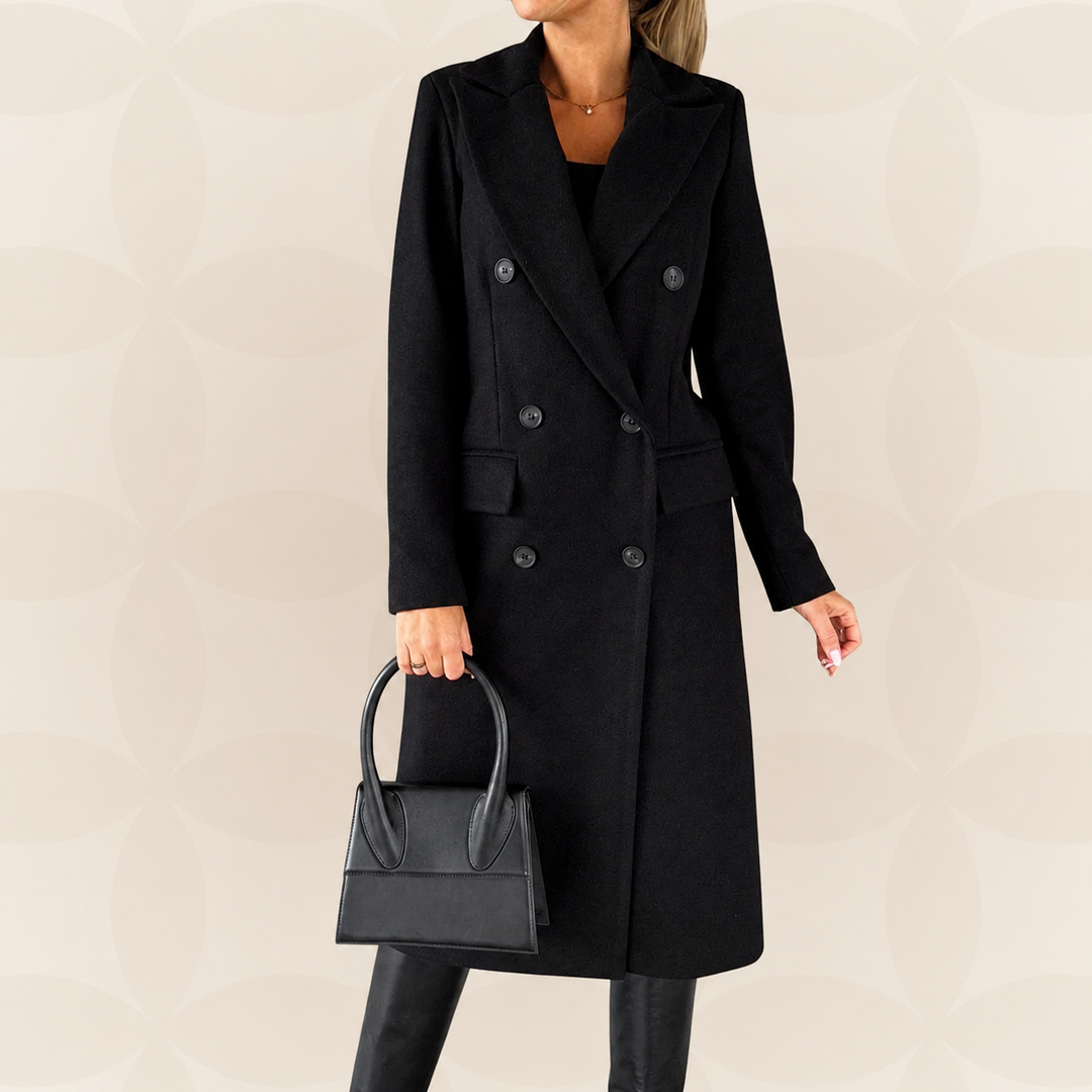 Jas Dames Lang | Winterse Warmte &amp; Tijdloze Elegantie