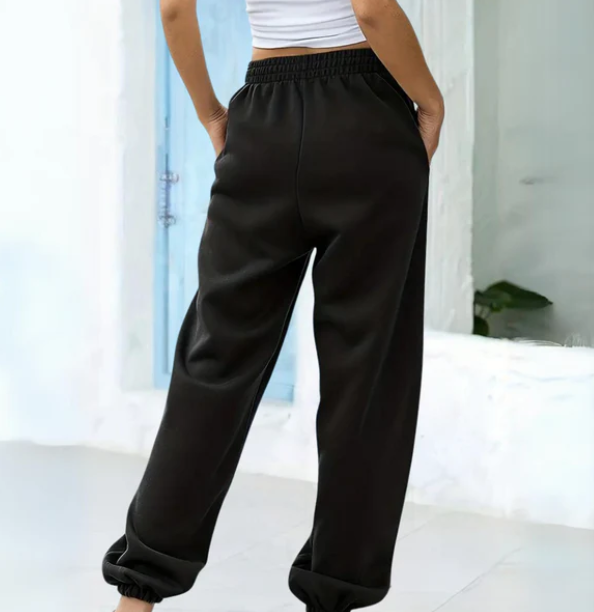 Joggingbroek Dames | Vrijetijdsbroek | Elastische taille &amp; zakken voor moeiteloos gemak