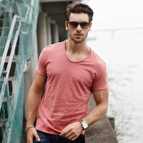Katoenen shirt Heren | Ademend &amp; Kreukarm