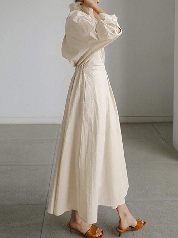 Lange Mouwen Jurk Dames | Klassiek &amp; Comfortabel