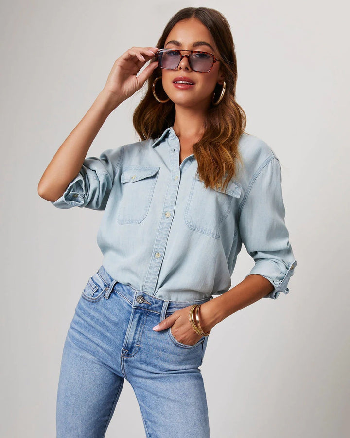 Lange Mouwen Polo Dames | Knoopsluiting &amp; Casual Stijl