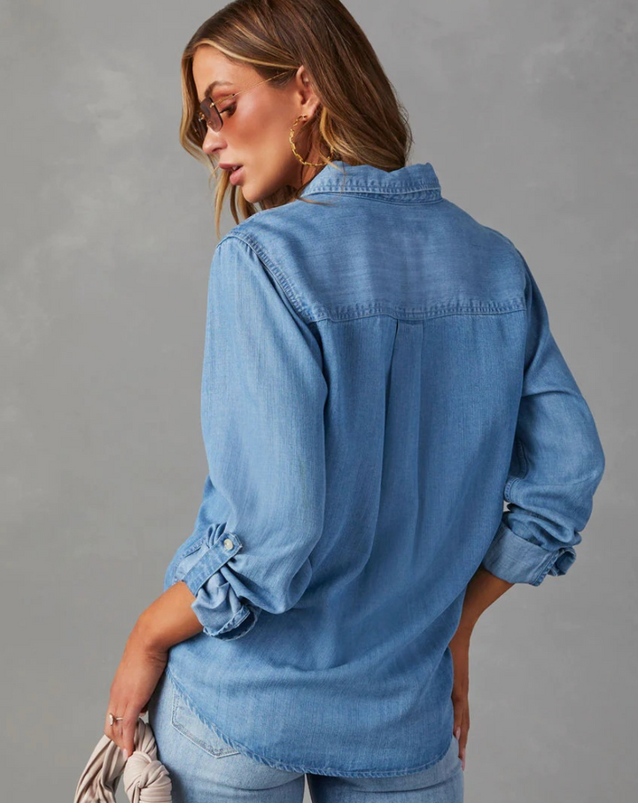 Lange Mouwen Polo Dames | Knoopsluiting &amp; Casual Stijl