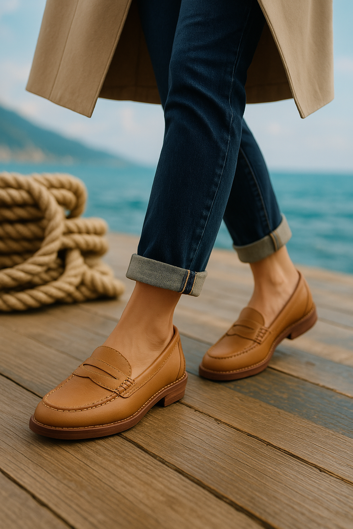 Loafers Dames | Klassieke Penny Loafers &amp; Tijdloos Leren Comfort