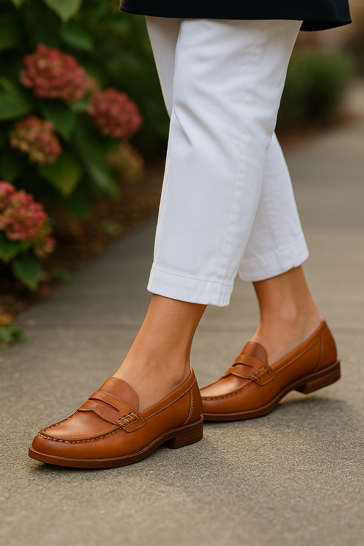 Loafers Dames | Klassieke Penny Loafers &amp; Tijdloos Leren Comfort