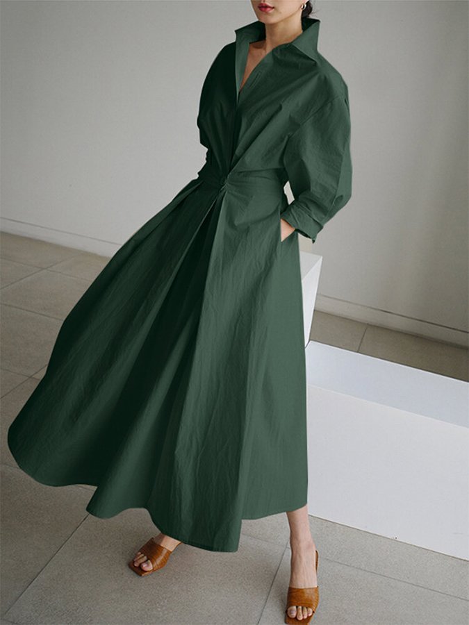 Maxi Jurk Dames | A-lijn Silhouet &amp; Getailleerde Taille