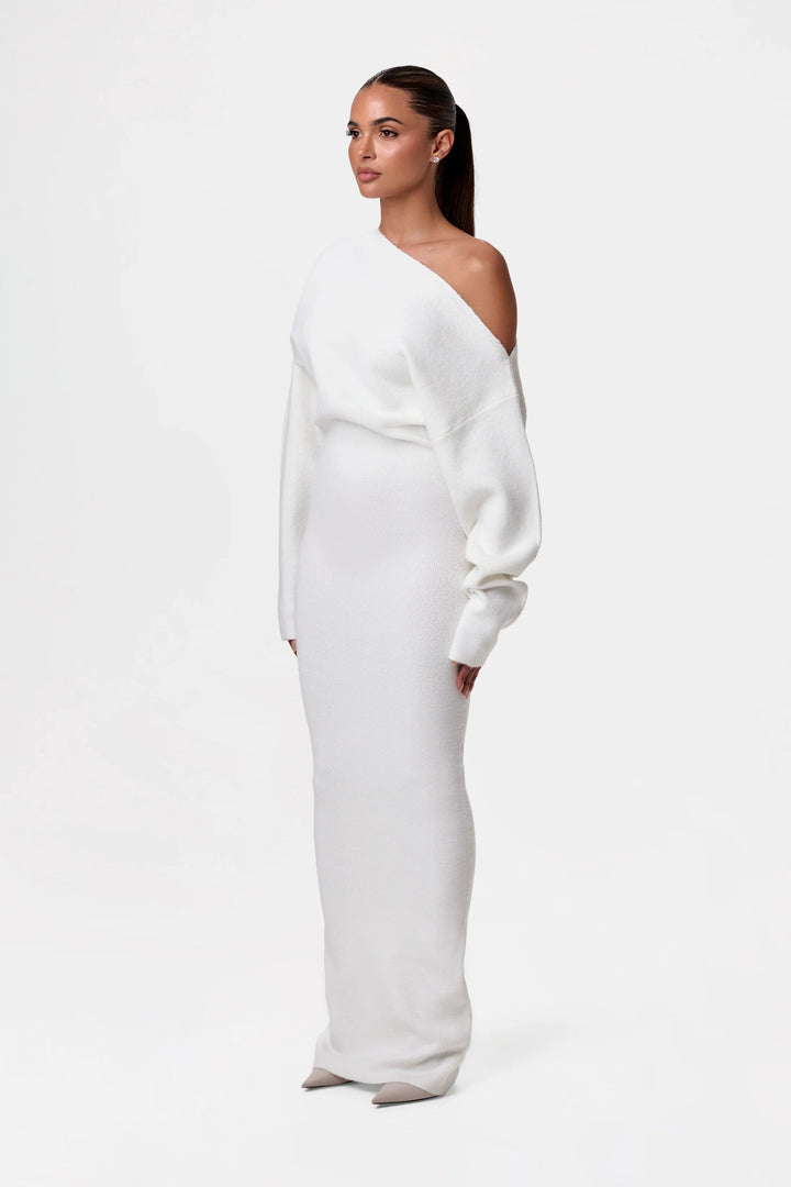 Maxi Jurk Dames | Off-Shoulder Elegantie
