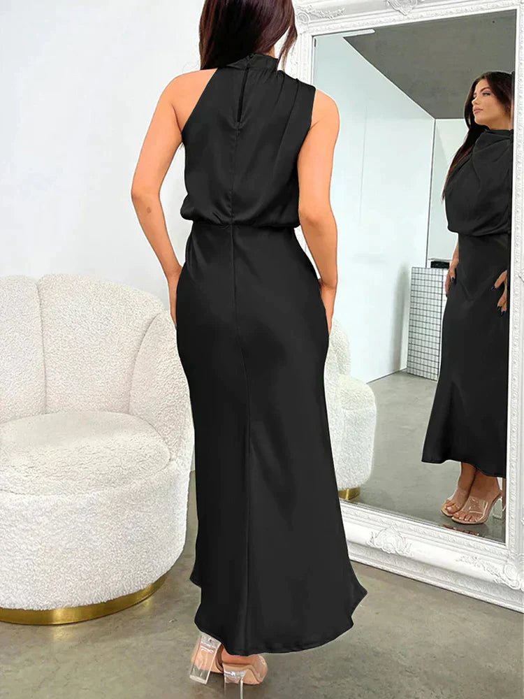 Maxi Jurk Dames | Satijnen Elegantie &amp; Verfijnd Design