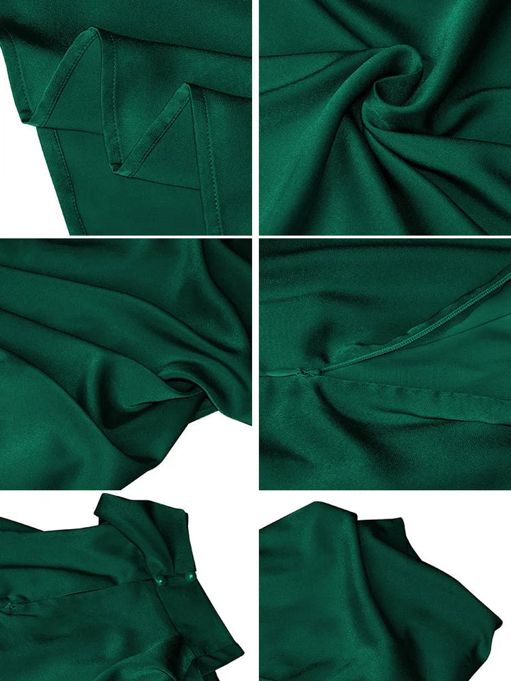 Maxi Jurk Dames | Satijnen Elegantie &amp; Verfijnd Design