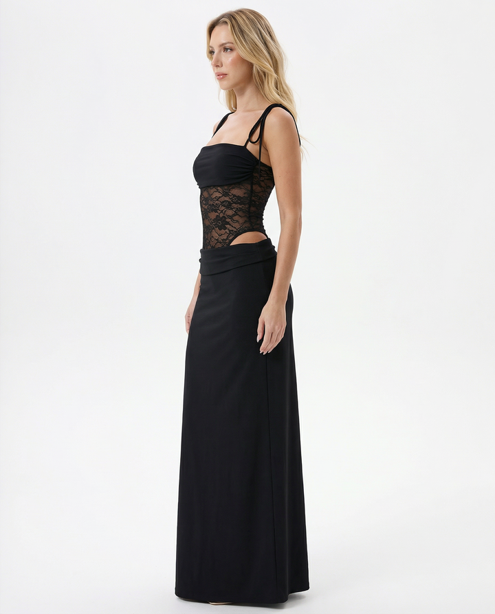 Maxi Jurk Dames | Sensuele Taille Cut-Out