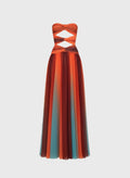 Maxi Jurk Dames | Strapless Design