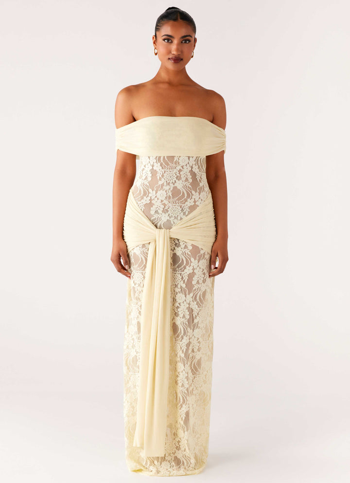 Maxi Jurk Dames | Verfijnde Buste-Overlay
