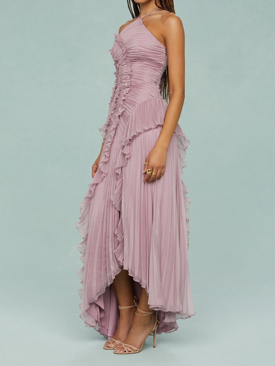 Maxi Jurk Dames | Verfijnde Halternek