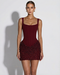 Mini Jurk Dames | Corset Silhouet