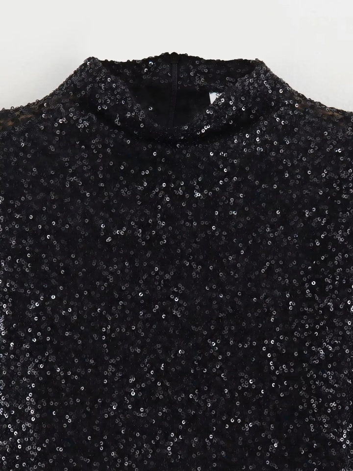 Mini Jurk Dames | Glinsterende Pailletten
