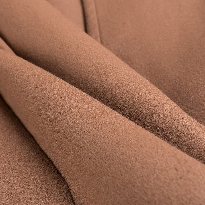 Dames Cape-Jas met Staande Kraag en Lange Mouwen