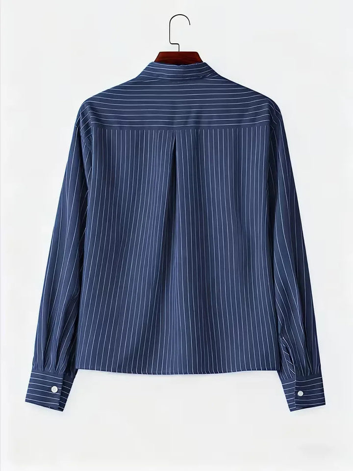 Overhemd Heren Oversized | Verticaal Gestreept &amp; Relaxed Fit
