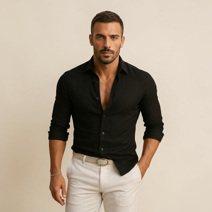 Overhemd Heren Slim Fit | Verfijnde Stijl &amp; Comfort