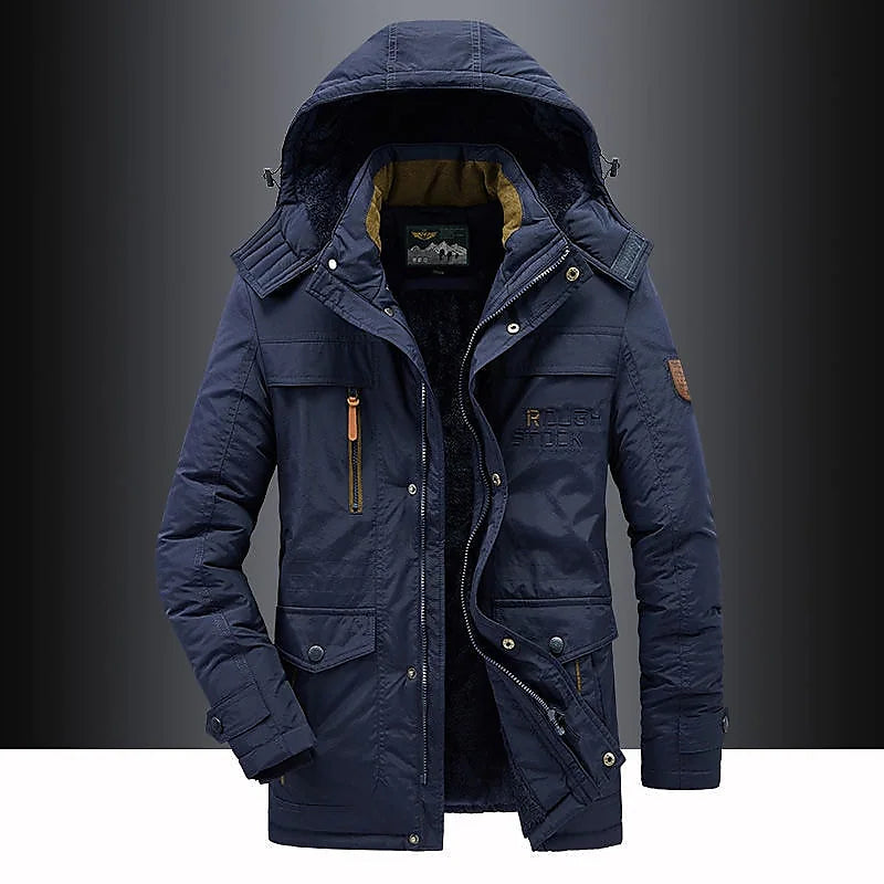 Parka Jas Heren | Heren Winterjas Parka | Capuchon &amp; Bescherming Tegen Kou
