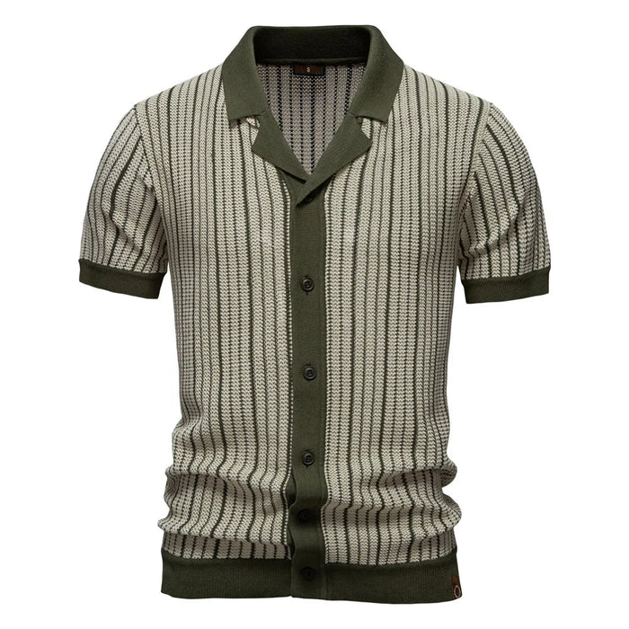 Polo Heren | Gestreept Gebreid Design & Zomerse Klasse