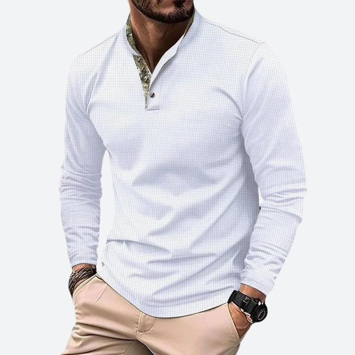 Polo Shirt Heren | Lange Mouw &amp; Ademend Comfort