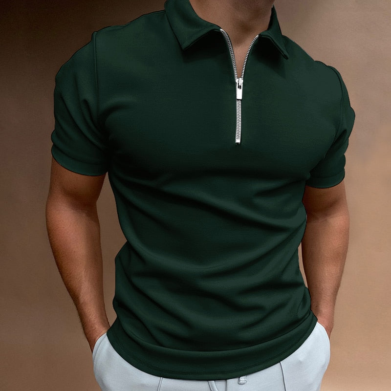 Polo Shirt Heren | Ritssluiting &amp; Tijdloze Stijl