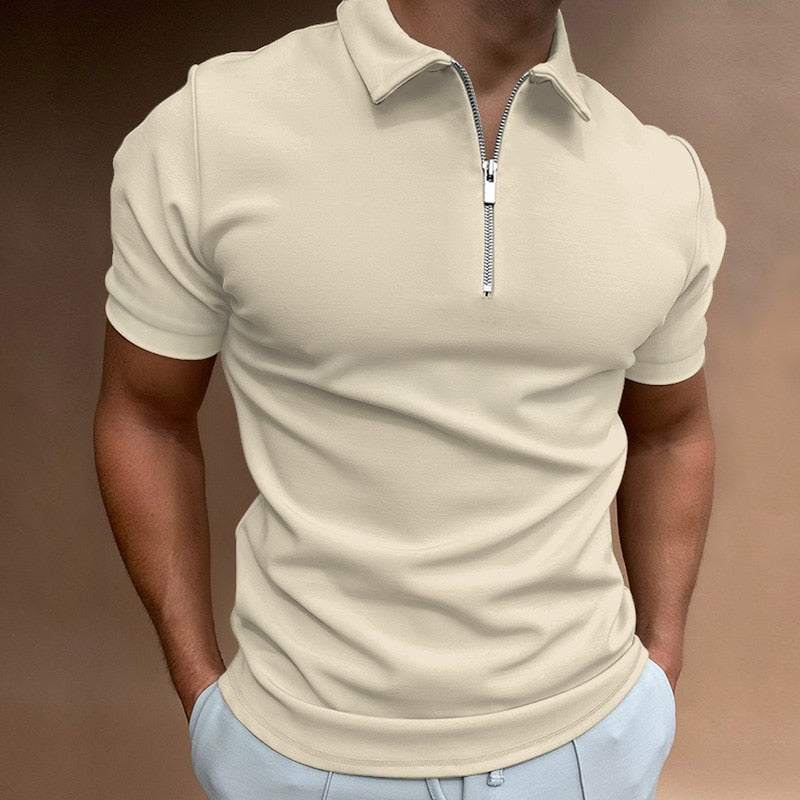 Polo Shirt Heren | Ritssluiting &amp; Tijdloze Stijl