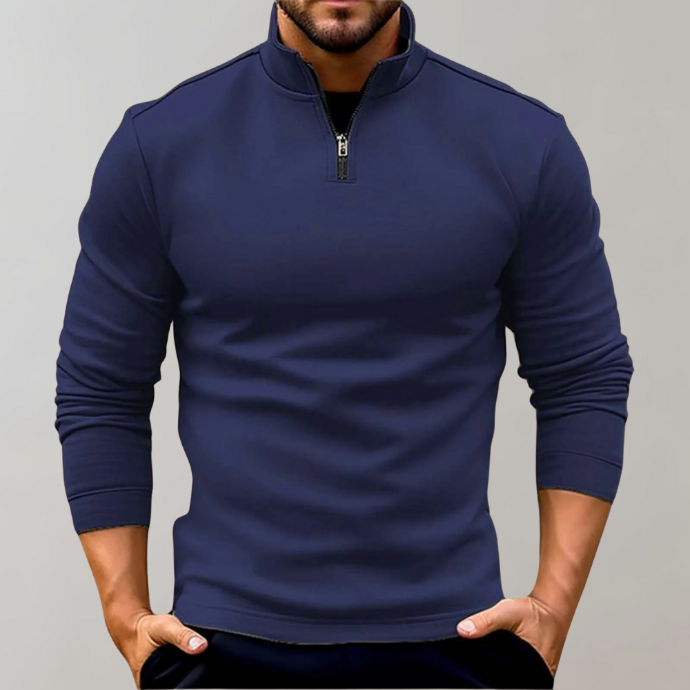 Pullover Heren | Ritssluiting &amp; Polokraag voor een Sportieve Look