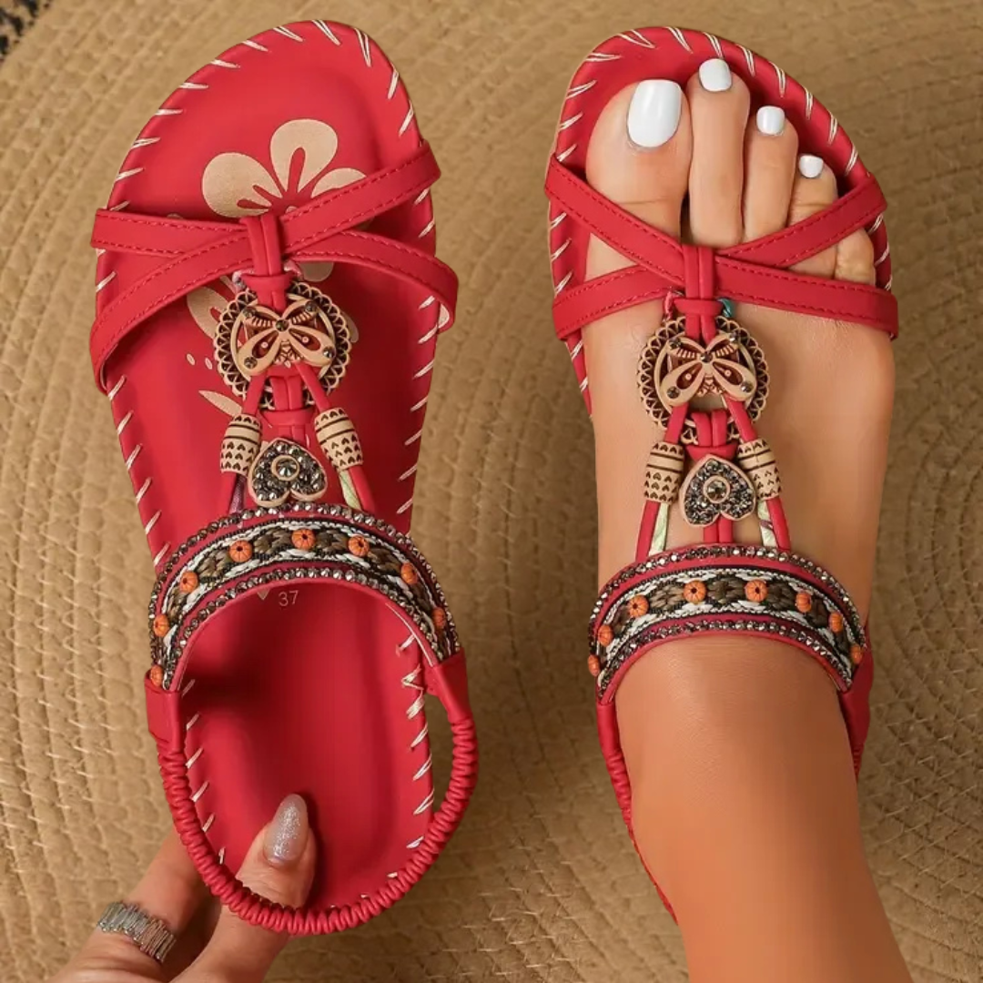Sandalen Dames | Comfortabele Zool &amp; Elastische Achterband