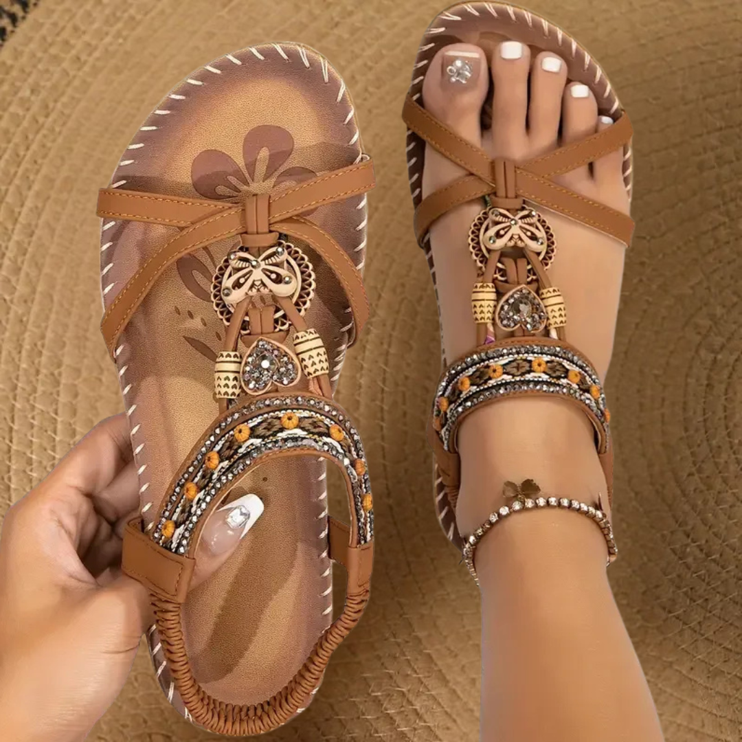 Sandalen Dames | Comfortabele Zool &amp; Elastische Achterband