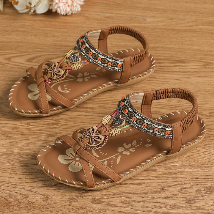 Sandalen Dames | Comfortabele Zool &amp; Elastische Achterband