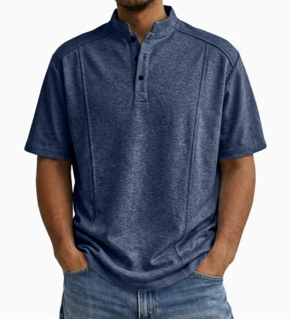 Shirt Mannen | Vintage Stijl &amp; Staande Kraag