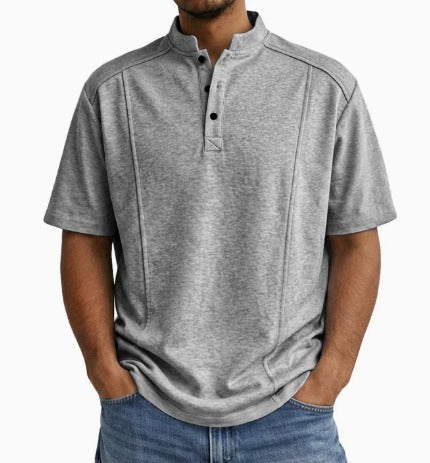 Shirt Mannen | Vintage Stijl &amp; Staande Kraag