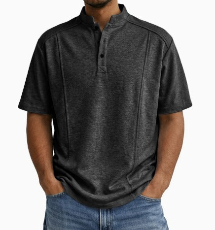 Shirt Mannen | Vintage Stijl &amp; Staande Kraag