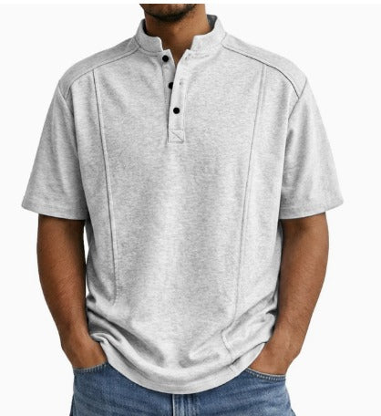 Shirt Mannen | Vintage Stijl &amp; Staande Kraag