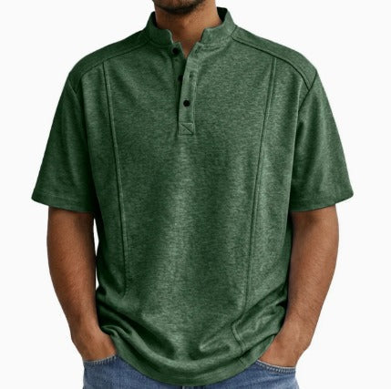 Shirt Mannen | Vintage Stijl &amp; Staande Kraag
