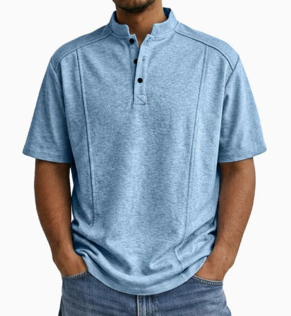 Shirt Mannen | Vintage Stijl &amp; Staande Kraag