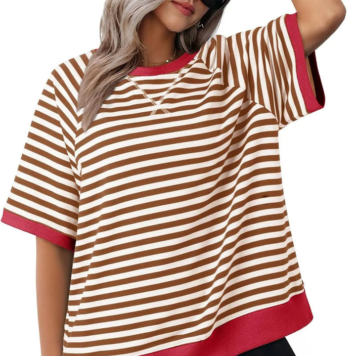 T-Shirt Dames | Gestreept Design &amp; Relaxte Pasvorm