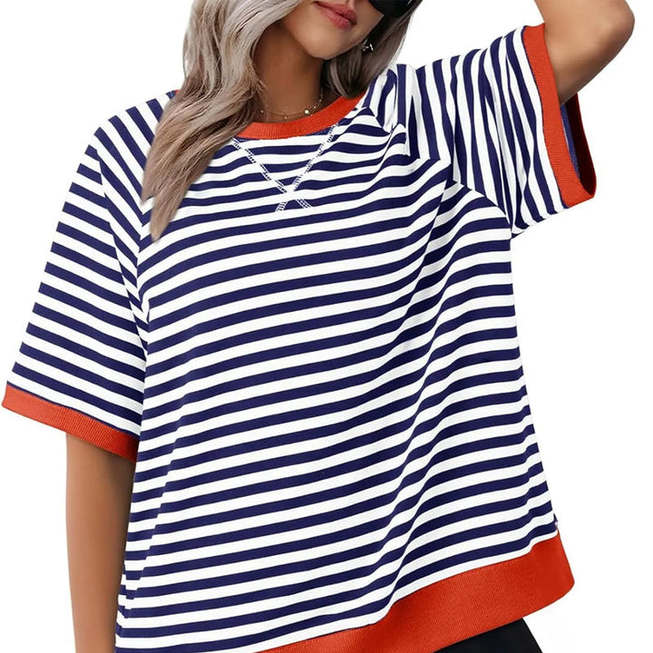 T-Shirt Dames | Gestreept Design &amp; Relaxte Pasvorm