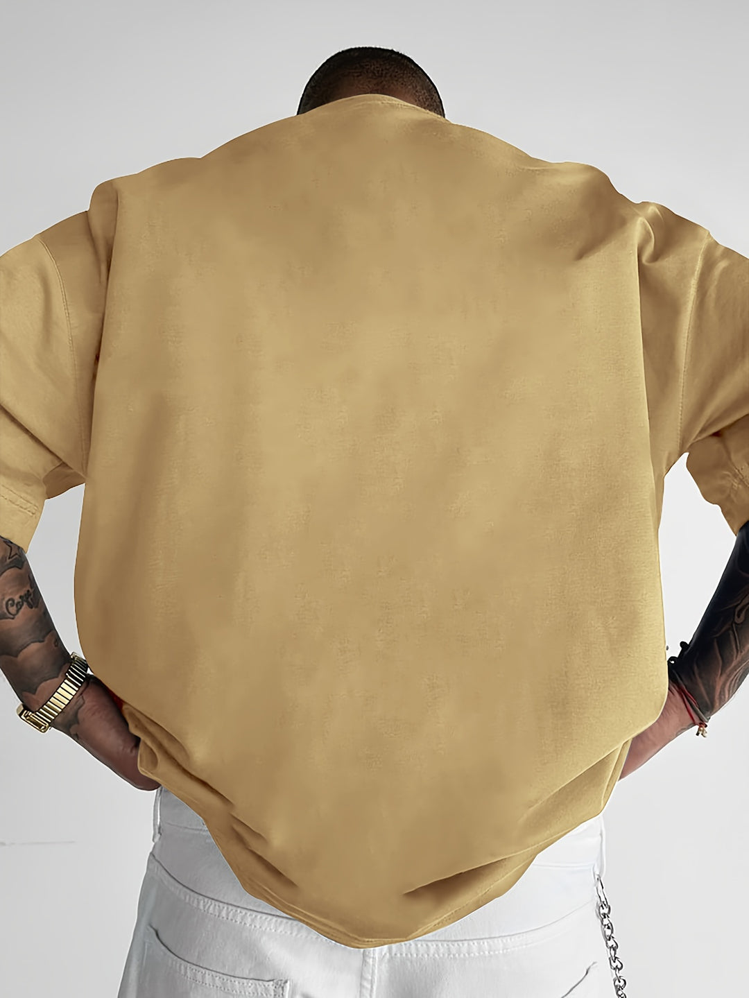 T-shirt Heren | Slogan Print &amp; Comfortabele Loose Fit
