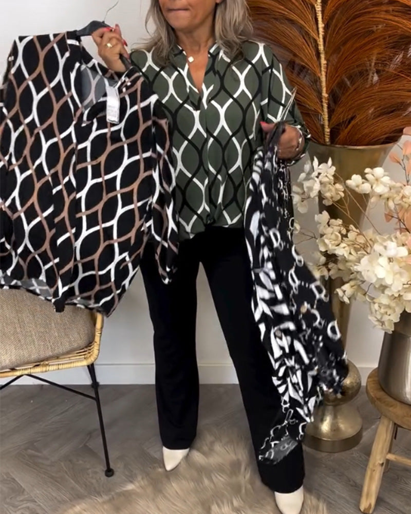 Top Dames | Grafische Print &amp; Trendy Veelzijdige Stijl