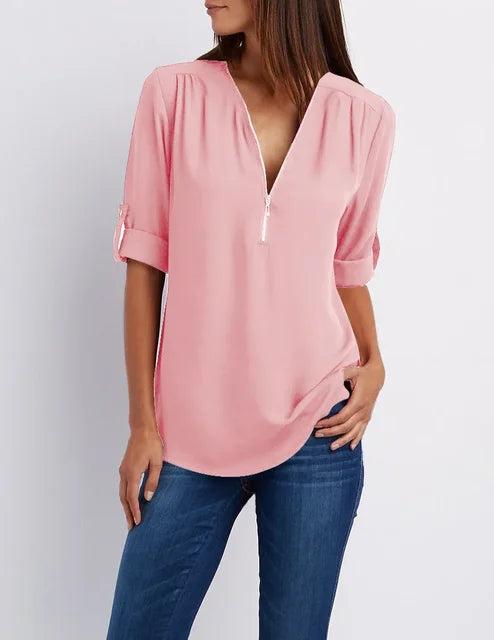 Top Dames | Ritsdetail &amp; Moeiteloze Stijl